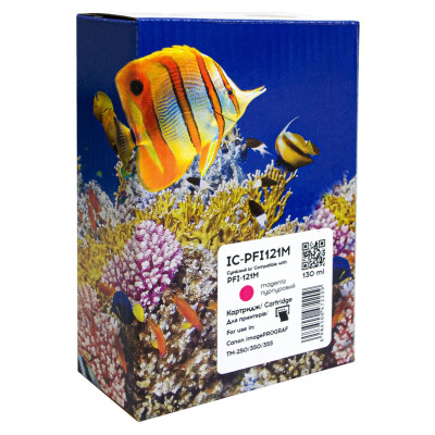 Картридж Barva Canon PFI-121M (6267C001) 130 мл, Magenta (IC-PFI121M) Винница - изображение 1