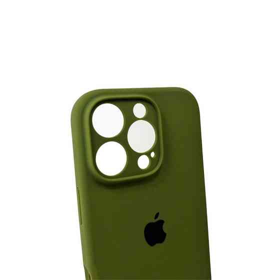 Чохол для смартфона Silicone Full Case AA Camera Protect for Apple iPhone 16 Pro Max 29,Army Green Київ