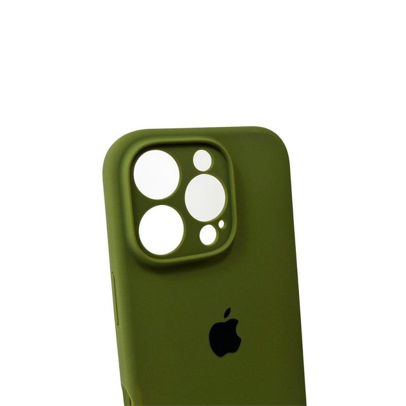 Чохол для смартфона Silicone Full Case AA Camera Protect for Apple iPhone 16 Pro Max 29,Army Green Київ - фото 5