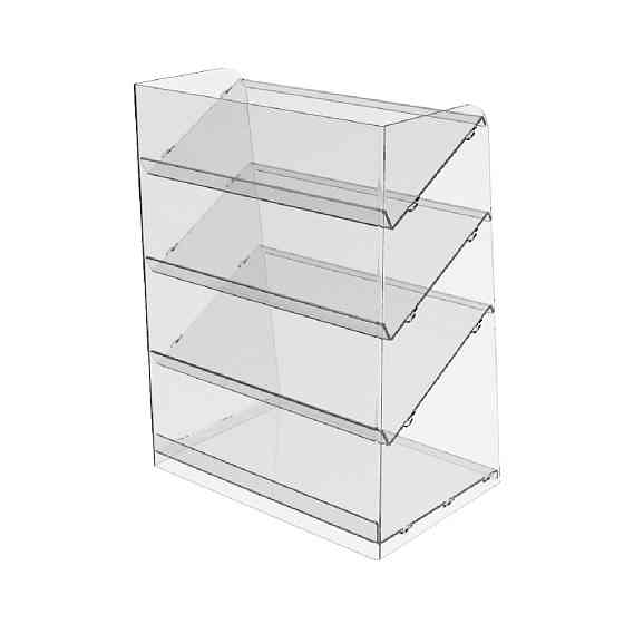 Підставка вітрина EKOSTAR 4 полиці 300х200х400 Київ