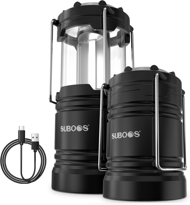 Кемпінговий LED-ліхтар SUBUS акумуляторний із сонячною панеллю, USB-зарядкою, магнітом і гачком, до 15 годин Київ - фото 2