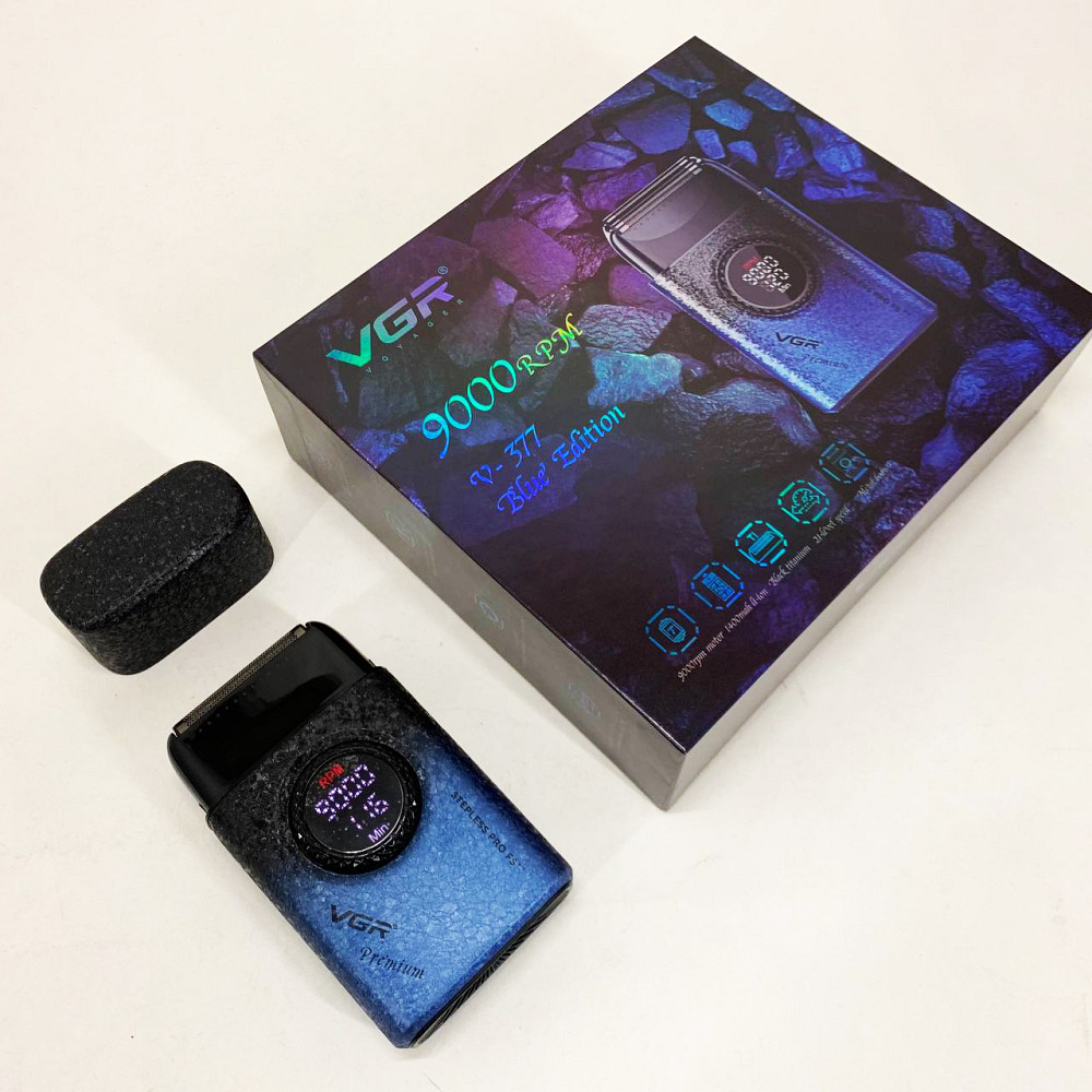 Чоловіча водонепроникна акумуляторна бритва, Професійна бритва з акумулятором, Електробритва шейвер UR-71 Львів - фото 13