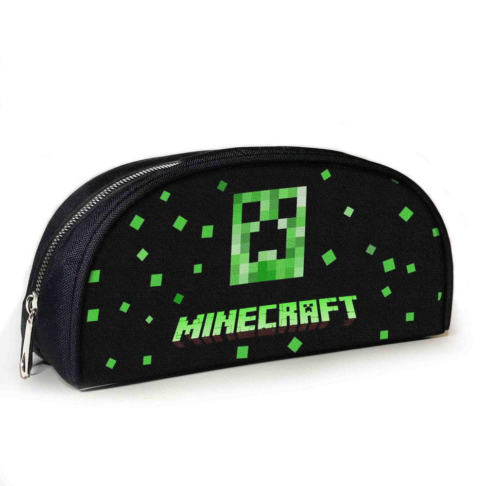 Пенал шкільний Minecraft Кріпер 23х10х8 см з принтом для хлопчика (02841) Київ - фото 1