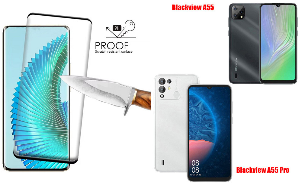 Захисне скло HyperGlass Pro для Blackview A55, A55 Pro – максимальна чутливість та захист Київ - фото 1