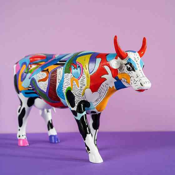 Статуетка корова Ziv's Udderly Cool Cow колекційна (Size L) полірезин Вінниця