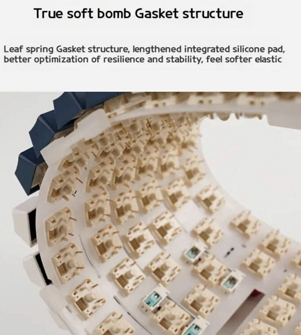 Беспроводная игровая механическая клавиатура royal kludge rk r75 pro. Киев - изображение 3