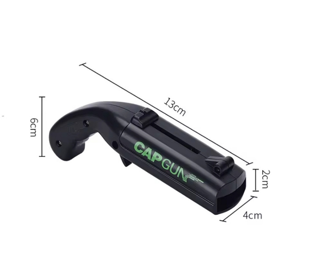 Відкривачка для пляшок у формі пістолета 13 см чорний Київ - фото 5