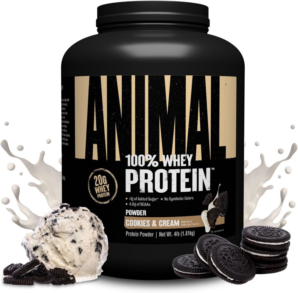 Протеїн Universal Nutrition Animal 100% Whey 1800 г, Cookies &amp; Cream Луцьк - фото 1