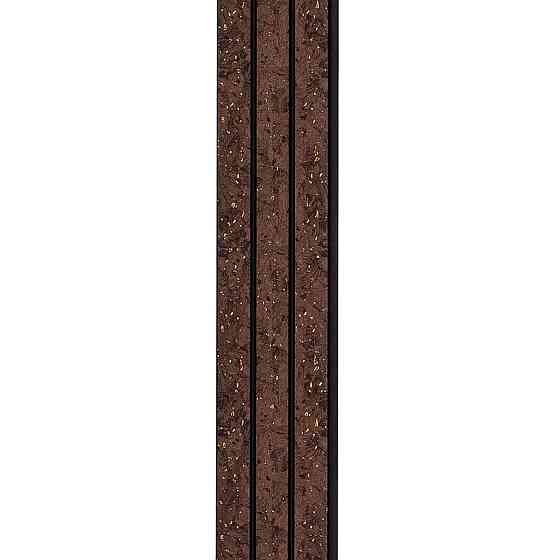 Декоративная темно-коричневая рейка с золотыми вкраплениями Киев