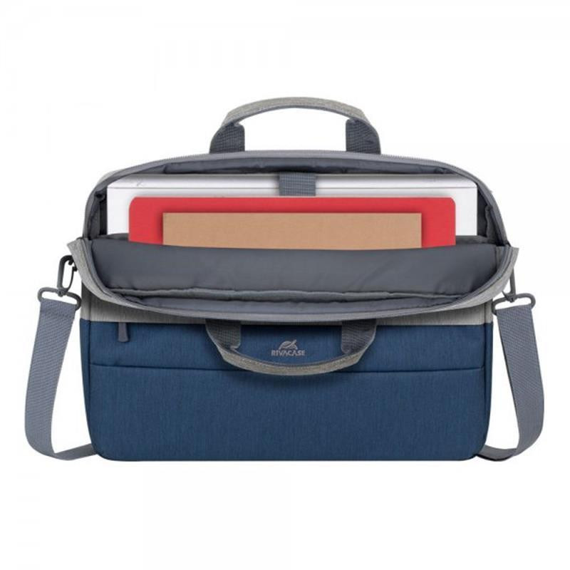 Сумка Rivacase 7532 15.6" Grey/Dark Blue Сірий Харків - фото 11