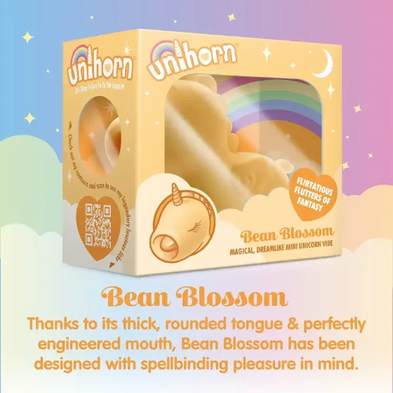 Вибратор-единорожка Unihorn – Bean Blossom, пульсирующий язычок Львов