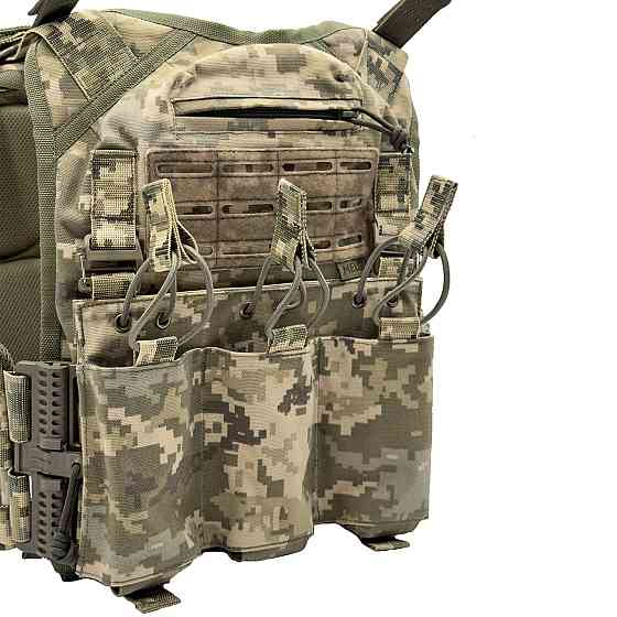 Плитоноска Gen3.PRO з панеллю під магазини Піксель ММ-14 Cordura 1000 D Київ