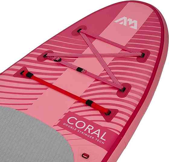 Сап доска Aqua Marina CORAL10ft2in Премиум надувная доска для серфинга стоя (iSUP) розовый длина 310 Дніпро