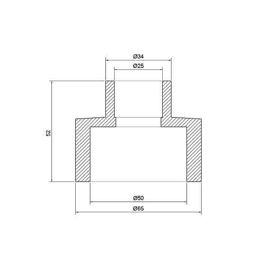 Муфта PPR Thermo Alliance 50х25 Київ