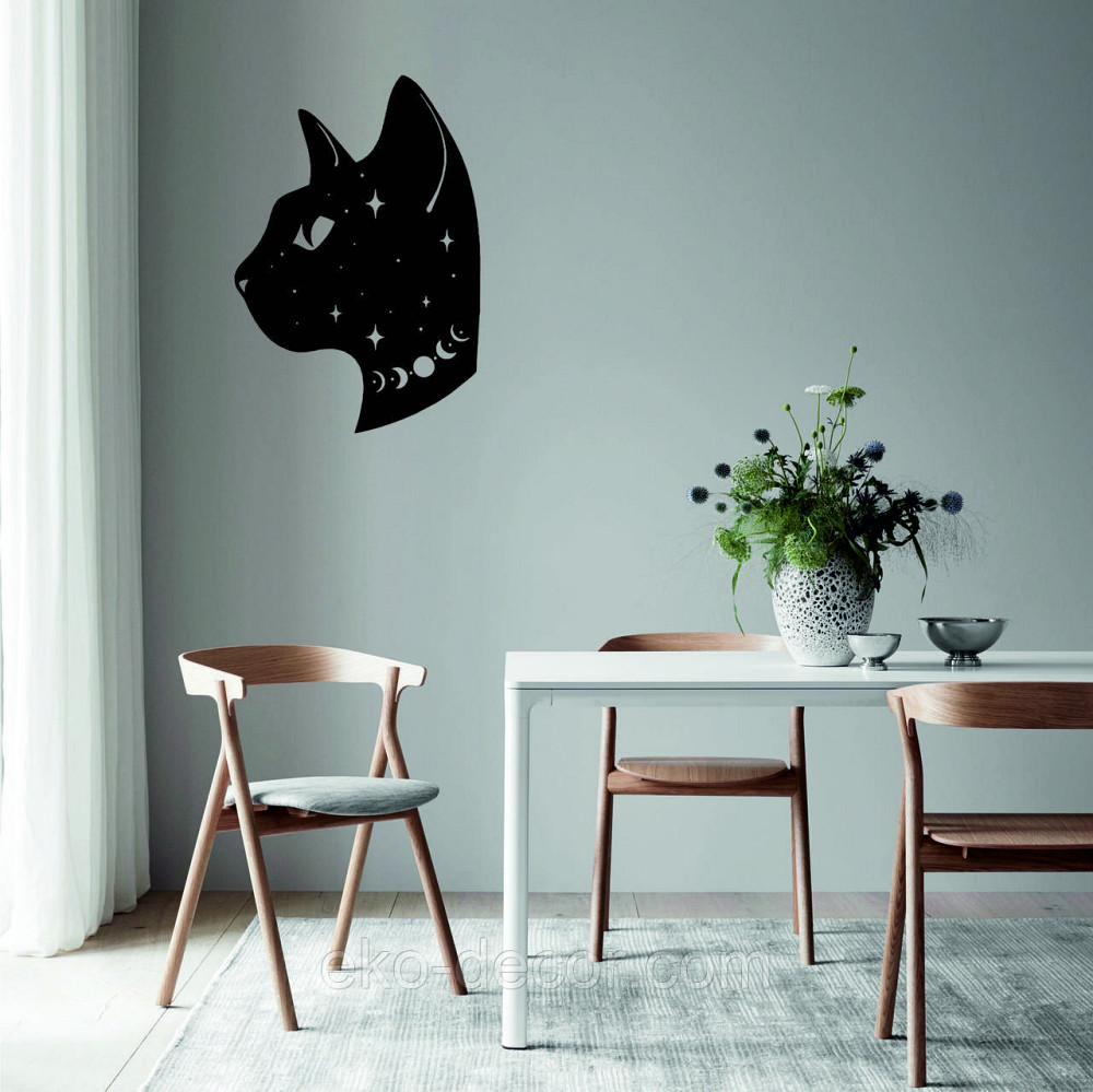 Декоративне настінне 3D Панно «Кіт» Декор на стіну з об'ємом Київ - фото 8