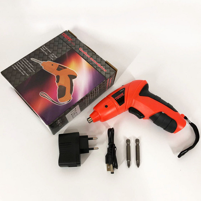 Шуруповерт акумуляторний з АКБ, Економічний варіант шуруповерта, Ручний інструмент шуруповерт AB-70 Львів - фото 10