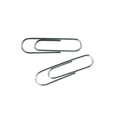 Скрепки канцелярские Axent оцинкованные 28 мм 100 шт (картонная упаковка) (D4114) Винница - изображение 1