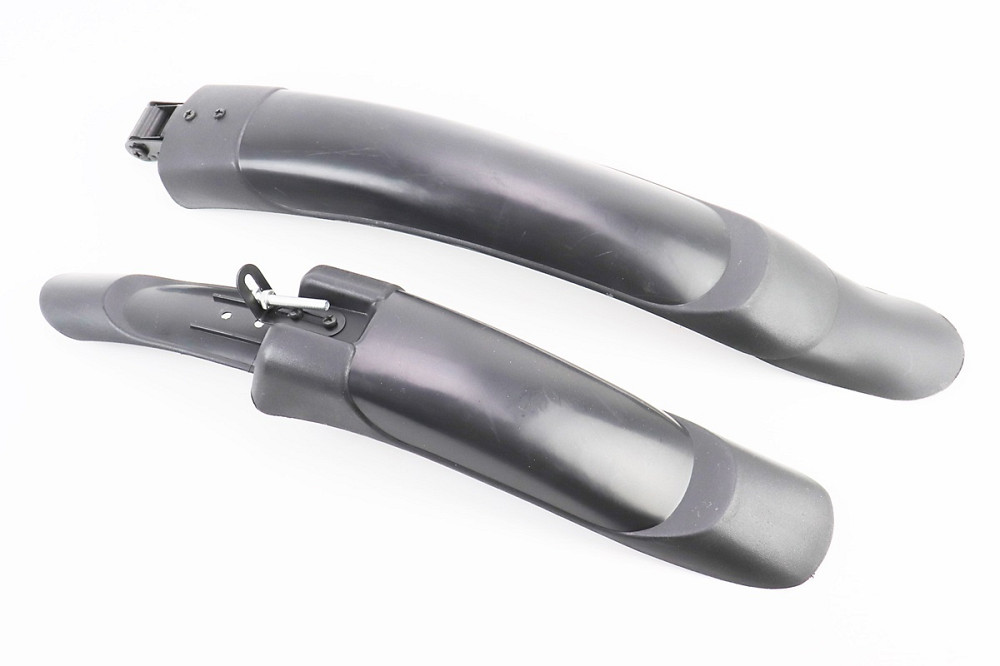 Крила пластмасові 24-26" MTB розсувні, чорні Київ - фото 1