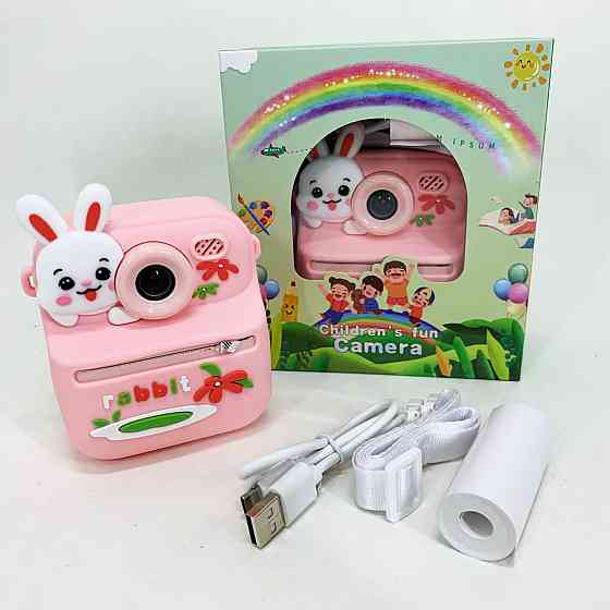 Фотоаппарат для детей настоящий, Фотокамера для детского творчества, Цифровая камера с печатью LG-41 Львов