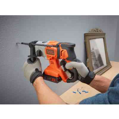 Перфоратор Black&Decker SDS-Plus,18 В, 1.2 Дж, 3 режима, 2.6 кг (без АКБ и ЗУ) (BCD900B) Винница