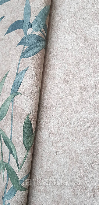 Шпалери вінілові на флізеліні Sintra Adria метрові під штукатурку матові коричневі Київ - фото 4