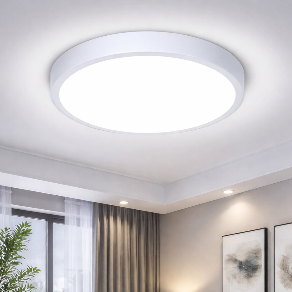 Уличный светодиодный светильник (LED) 18W (1350 Lm), IP65, влагозащищенный, нейтральный белый свет (Круг) Киев - изображение 2