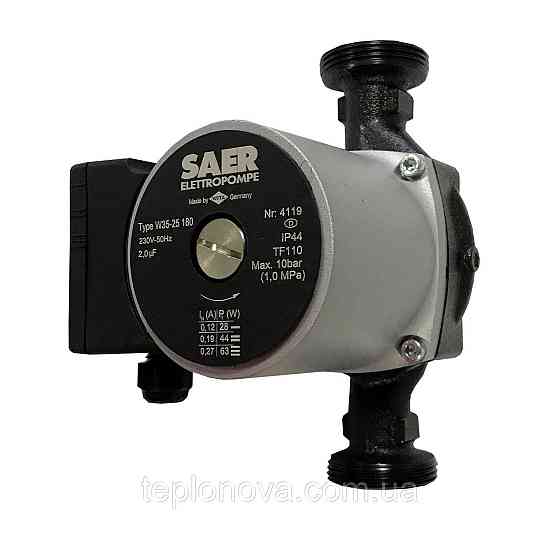 Насос циркуляционный SAER W35-25 180мм + гайки Черновцы