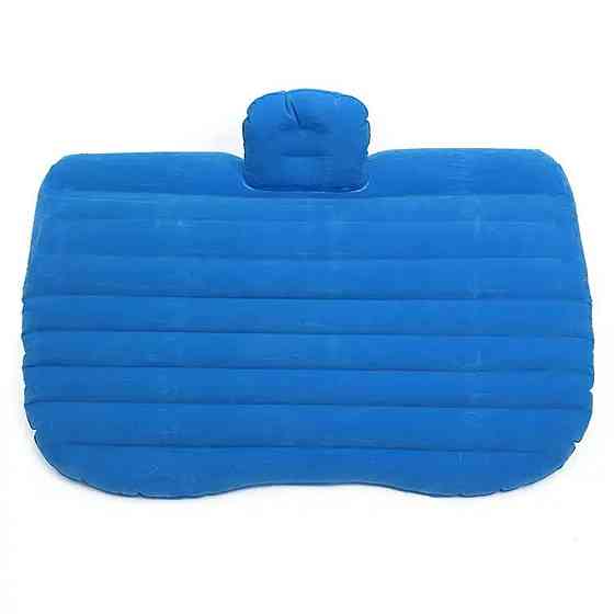 Матрац надувний у машину з насосом (135x80 см) Синій SBR Київ