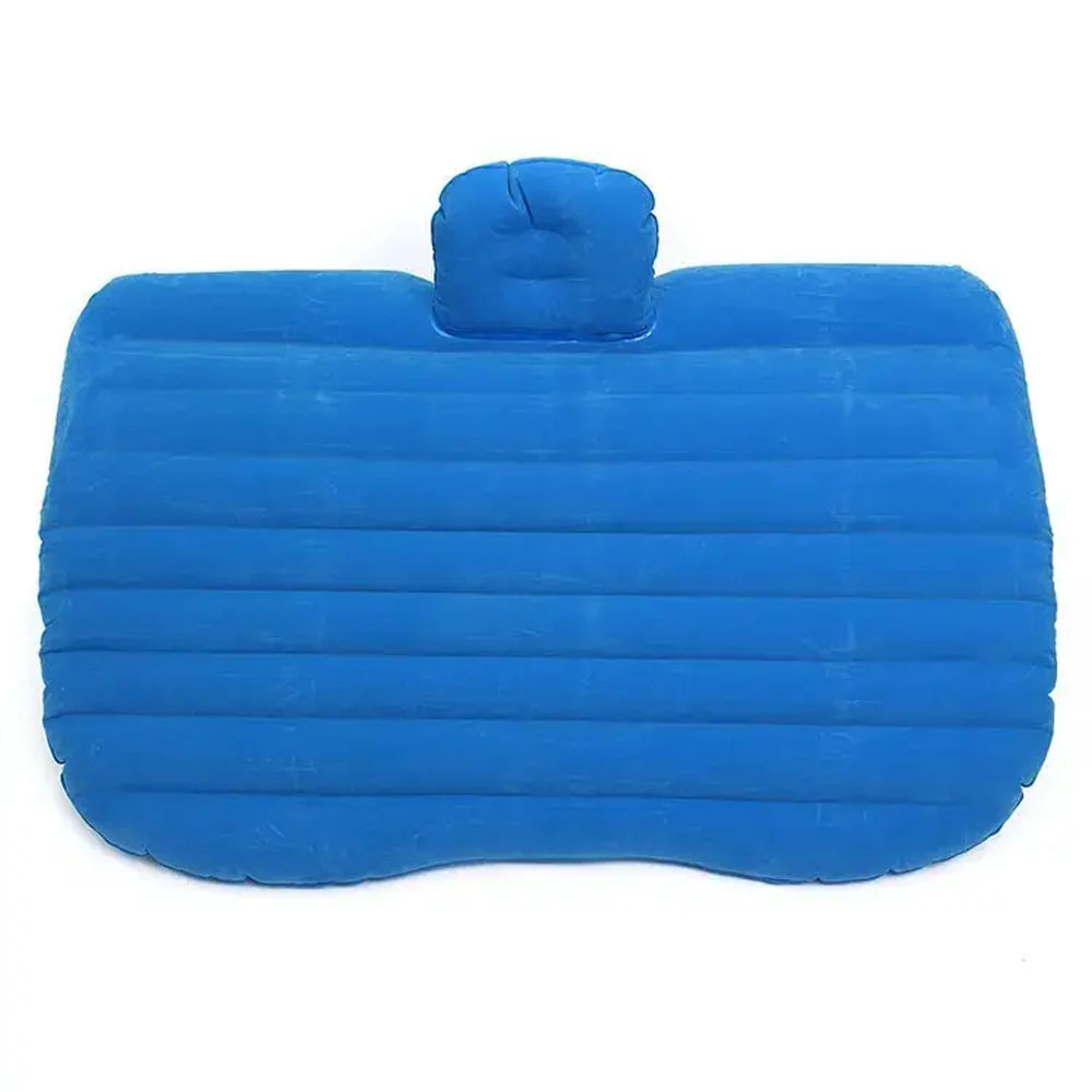 Матрац надувний у машину з насосом (135x80 см) Синій SBR Київ - фото 4