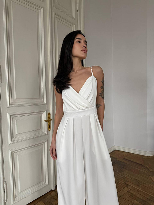 Жіночий стильний елегантний комбінезон костюмка преміум якості Одеса - фото 3