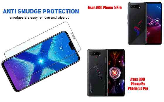 Защитное стекло NeoGlass для Asus ROG Phone 5 Pro, Phone 5s, Phone 5s Pro – ультрапрозрачное и устойчивое Киев