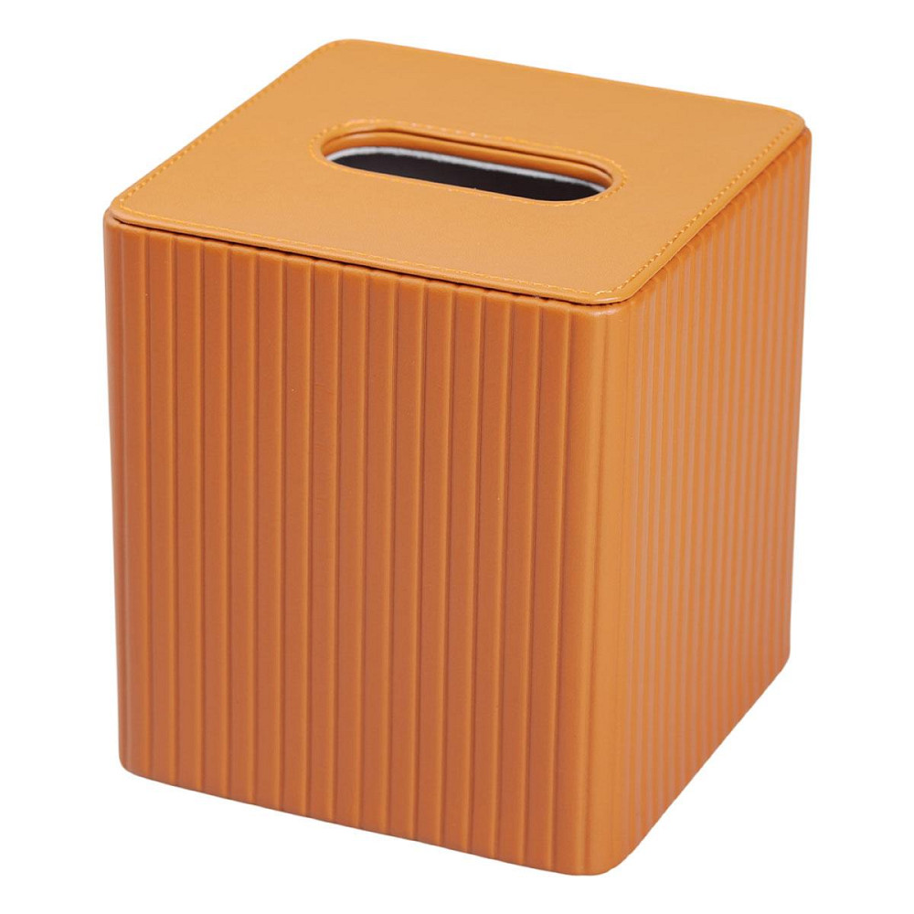 Салфетница из эко кожи 13х13х14.5 см для кафе и ресторанов на стол Коричневая HP-3-201BR Киев - изображение 3