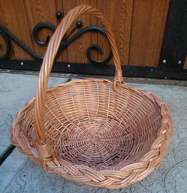 Кошик плетений великий Київ - фото 6