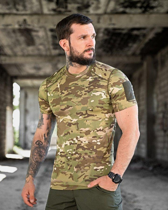 Тактична потовідвідна футболка samuray Cooltuch MTK ВТ1159 Одеса - фото 13