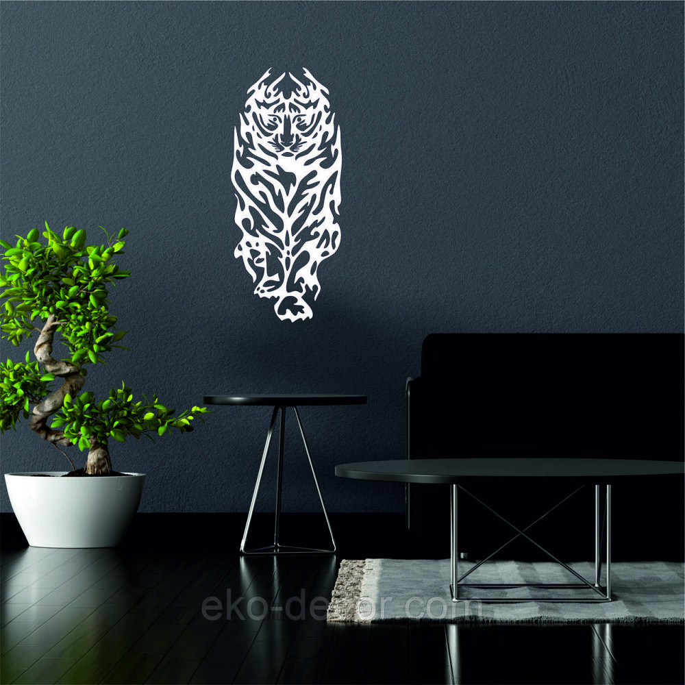 Настенный декор Панно «Тигр» Декор на стену 50*22 см, Белый Киев - изображение 2