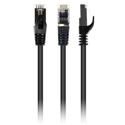 Патч-корд 15м S/FTP Cat 6A CU LSZH black Cablexpert (PP6A-LSZHCU-BK-15M) Винница