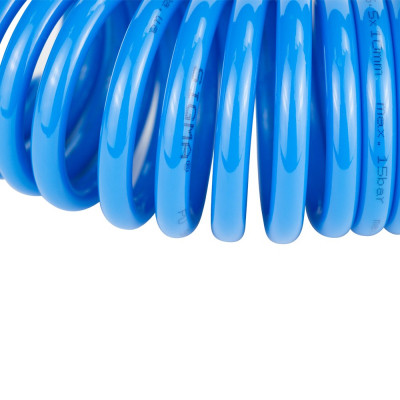 Пневматичний шланг Sigma спіральний поліуретановий (PU) 5м 6.5x10мм (7012111) Вінниця - фото 2