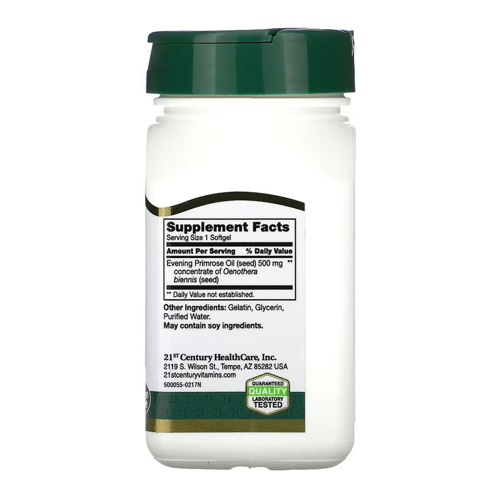 Масло вечерней примулы 21st Century Evening Primrose Oil 60 гел капс Киев - изображение 2