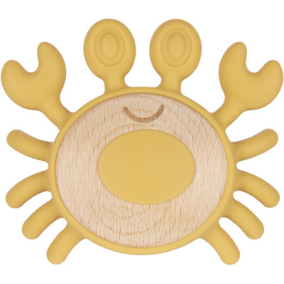 Прорезыватель Canpol babies деревянно-силиконовая Краб (80/306) Винница - изображение 1