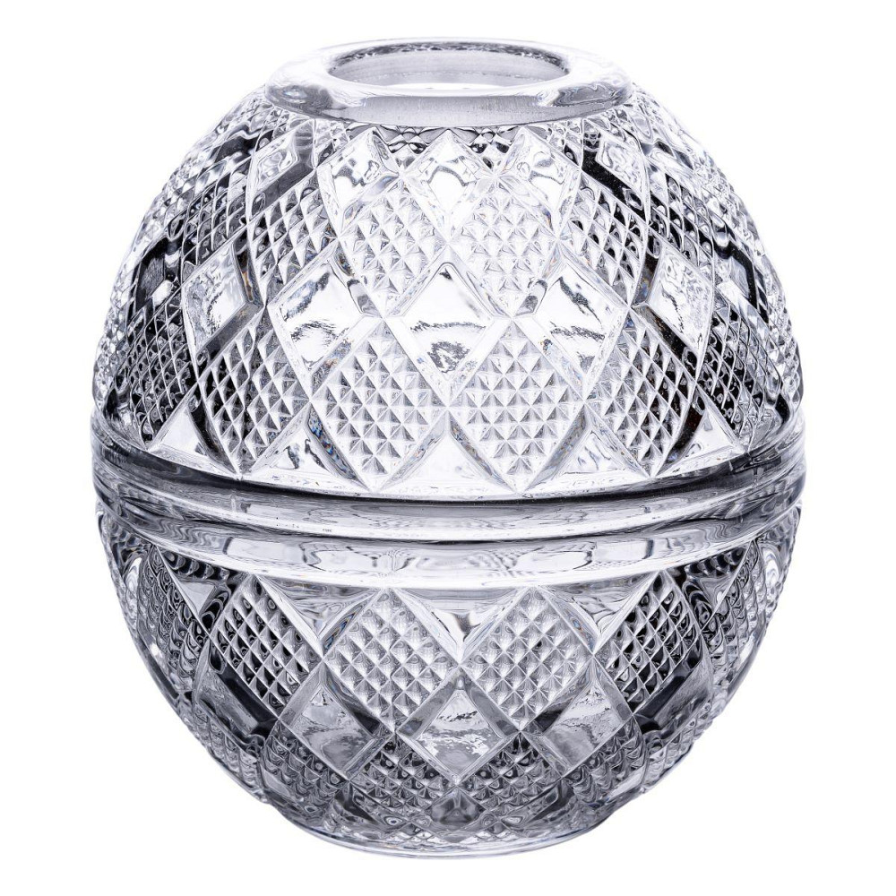 Салфетница на стол кухонная Ø15 см салфетница стеклянная круглая в форме яйца HP-4-110 Киев - изображение 1