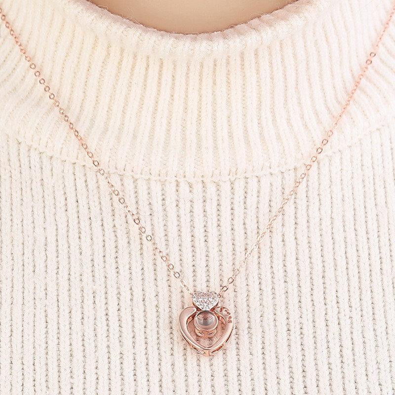 Підвіска для дівчини 100 зізнань у коханні Серце Київ - фото 5