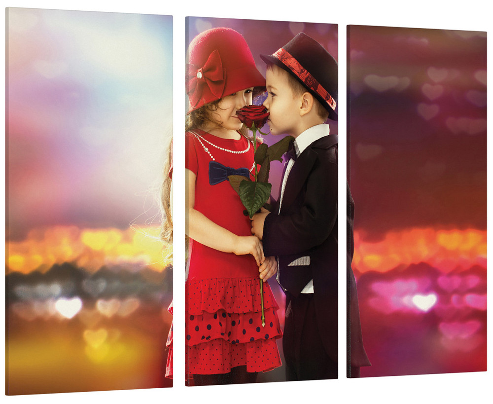 Модульная картина Деты Роза Art-59_XXL 70x130 см Киев - изображение 1