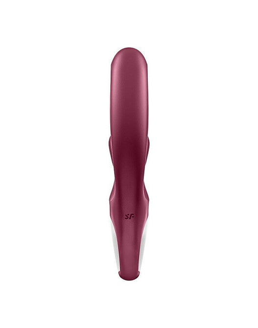 Вібратор-кролик Satisfyer Love Me Red, гнучкий, відросток з потрійним кінчиком Sex Aura Київ - фото 5