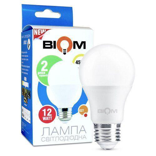 Лампа Biom BT-512 A60 12W E27 4500K Харьков - изображение 1