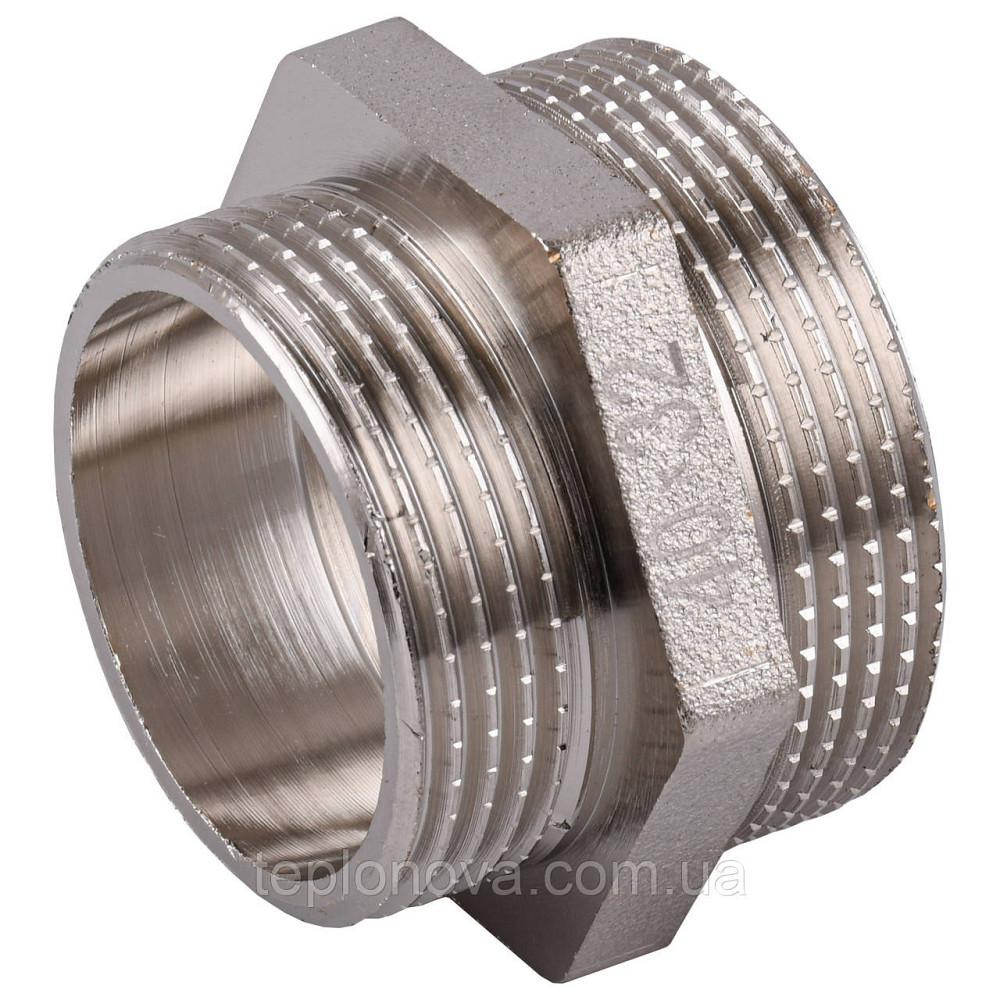 Ниппель редукционный 1 1/2″х1 1/4″НН никелированный NN762S OPTIMUM Черновцы - изображение 1