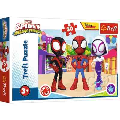 Пазл Trefl Spiderman Пригоди Спайді та друзів 30 елементів (5900511182859) Вінниця