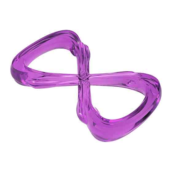 Игрушка для собак WAUDOG Fun Durable Восьмерка, термопластичная резина, 200 мм, фиолетовый Киев