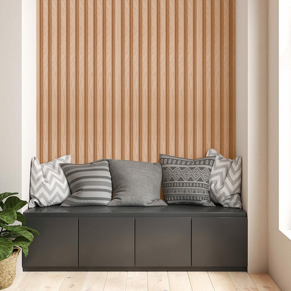 Рейка декоративная PS 2900х120х20мм Бук SW-00002145- Киев - изображение 7