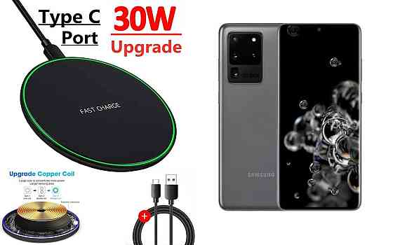 Беспроводное зарядное устройство Copper до 30W для Nothing Phone (3), USB-C, LED Киев