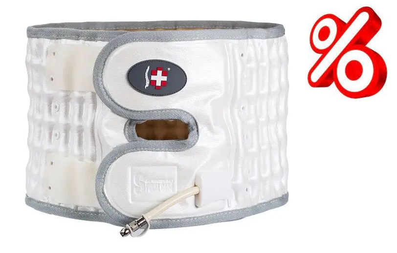 Надувний корсет від остеохондрозу Doctor-101, пневмокорсет для спини та попереку подвійний посилений Twin (TW-PNC-2) Дніпро - фото 1